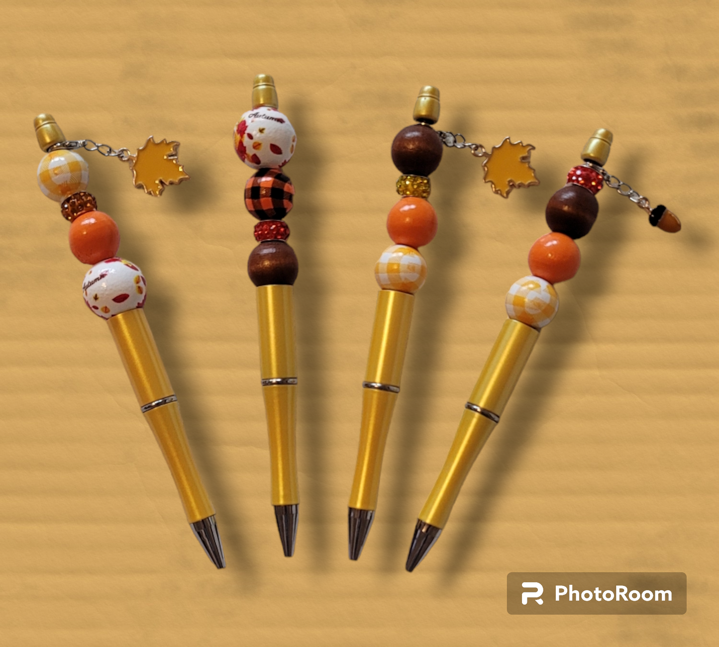 Gold Bead Pen -Autumn